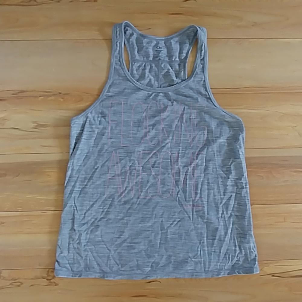 Icebreaker merino grey tank small S NWOT